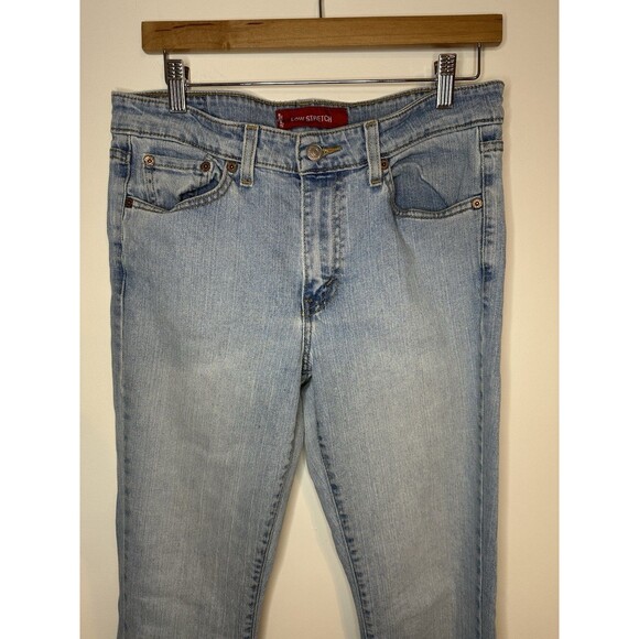 Levi’s 519 Vintage Jeans Low Stretch Flare Light Wash Sz 11 Junior Long - Picture 3 of 12